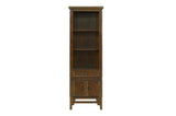 Frazier Park Brown Cherry Traditional Mindy Veneer Wood And Engineered Wood Storage Tv Stand - Ella Furniture