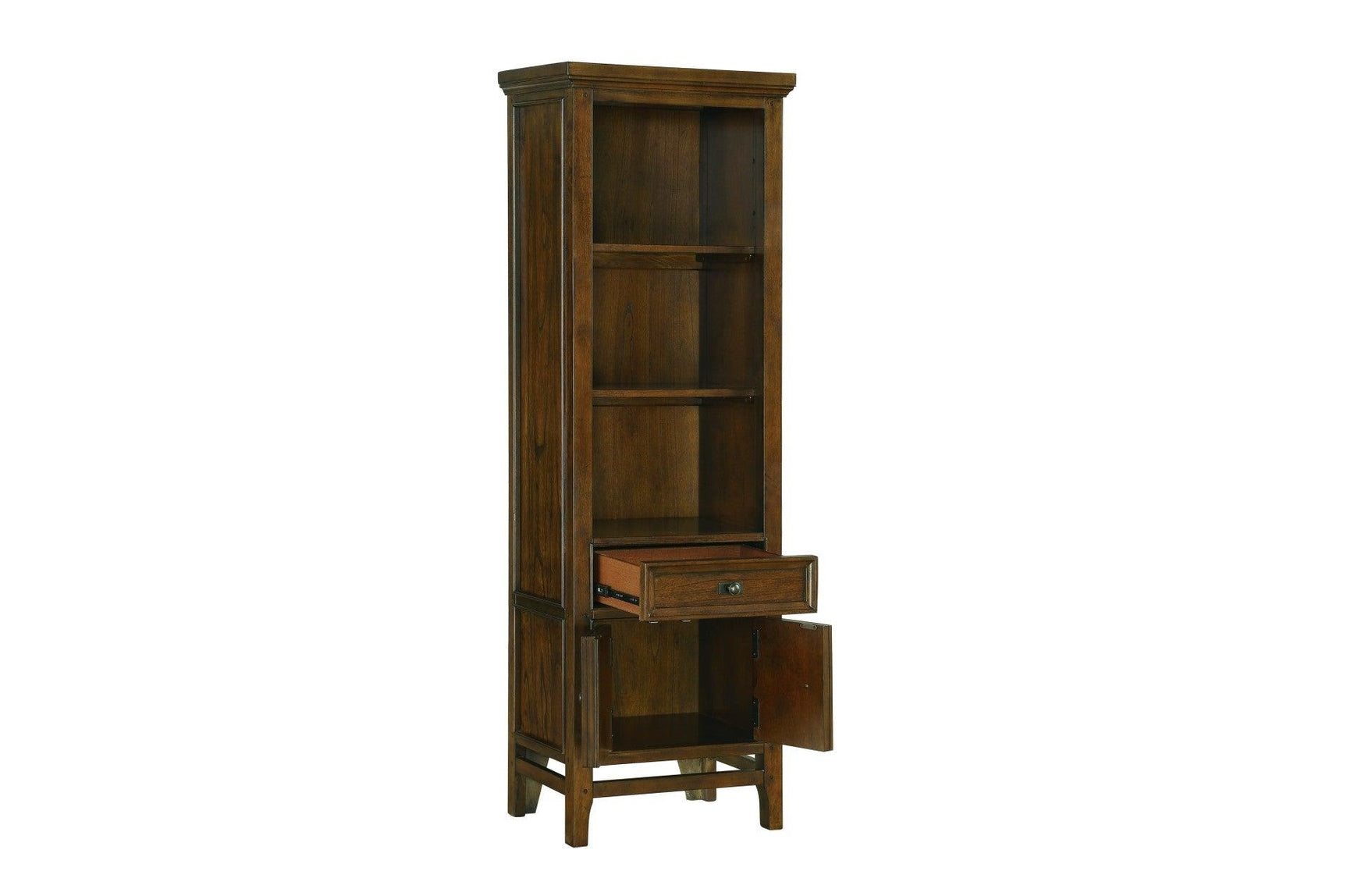 Frazier Park Brown Cherry Traditional Mindy Veneer Wood And Engineered Wood Storage Tv Stand - Ella Furniture