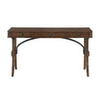 Frazier Park Brown Cherry Writing Desk front view