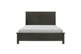Blaire Farm Charcoal Gray Panel Bed side profile