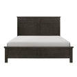 Blaire Farm charcoal gray queen bed front view