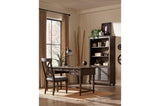 bedroom view of Cardano Charcoal Panel Bedroom Set bed