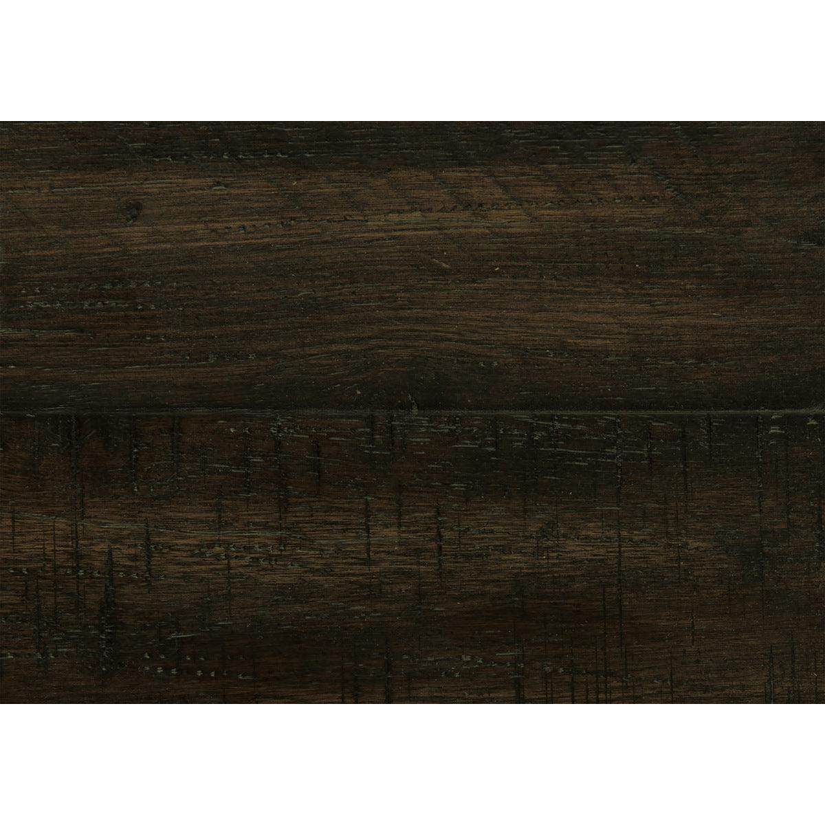 Cardano Driftwood Charcoal Acacia Veneer Wood And Engineered Wood Bookcase 3 Upper Open Shelves - Ella Furniture