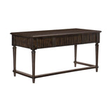 Cardano Driftwood Charcoal Transitional Acacia Veneer, Wood And Engineered Wood Writing Desk - Ella Furniture
