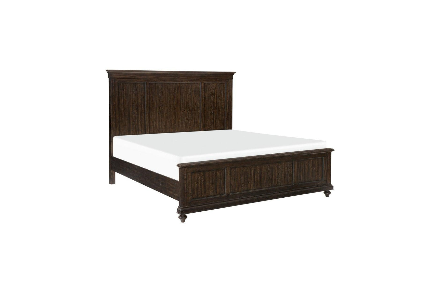 main view of Cardano Charcoal Panel Bedroom Set bed