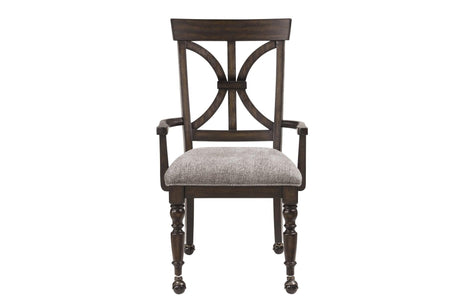 Cardano Charcoal Writing Desk studio front view
