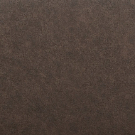 Barlin Mills Umber Faux Leather Loveseat fabric swatch