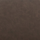 close-up of Barlin Mills Umber Faux Leather Recliner upholstery