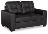 Barlin Carbon Mills loveseat head-on view