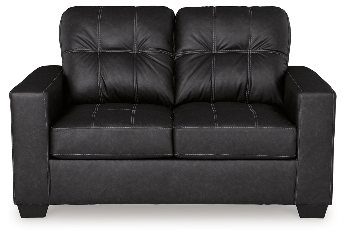 Barlin Carbon Mills sofa front head-on view