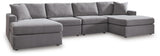 Modmax Granite 4-Piece Sectional with Chaise — product image 2