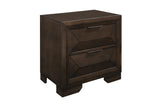 Chesky Espresso Storage Platform Bed side view