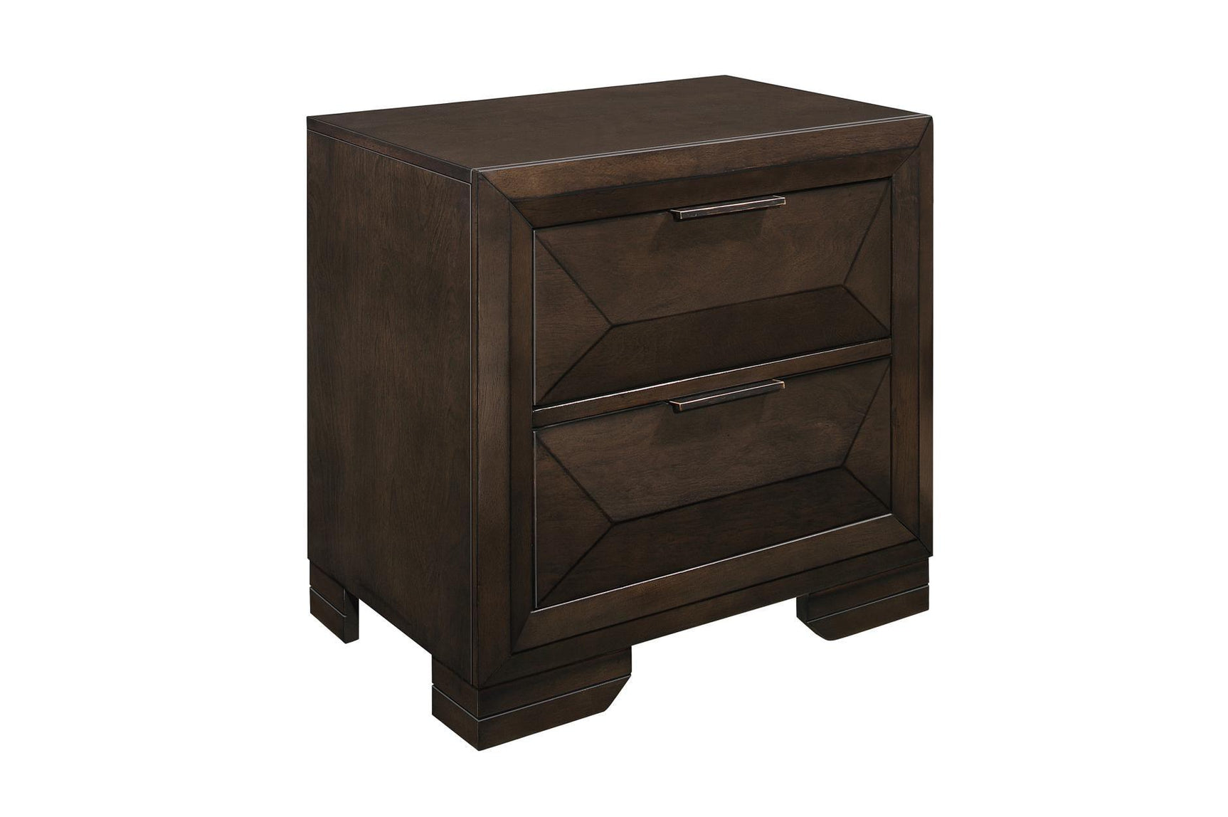 Chesky Espresso Storage Platform Bed side view