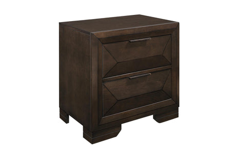 Chesky Espresso Storage Platform Bed side view