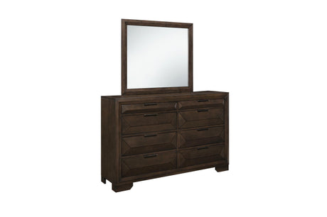 Chesky Espresso Storage Platform Bed bedroom side view