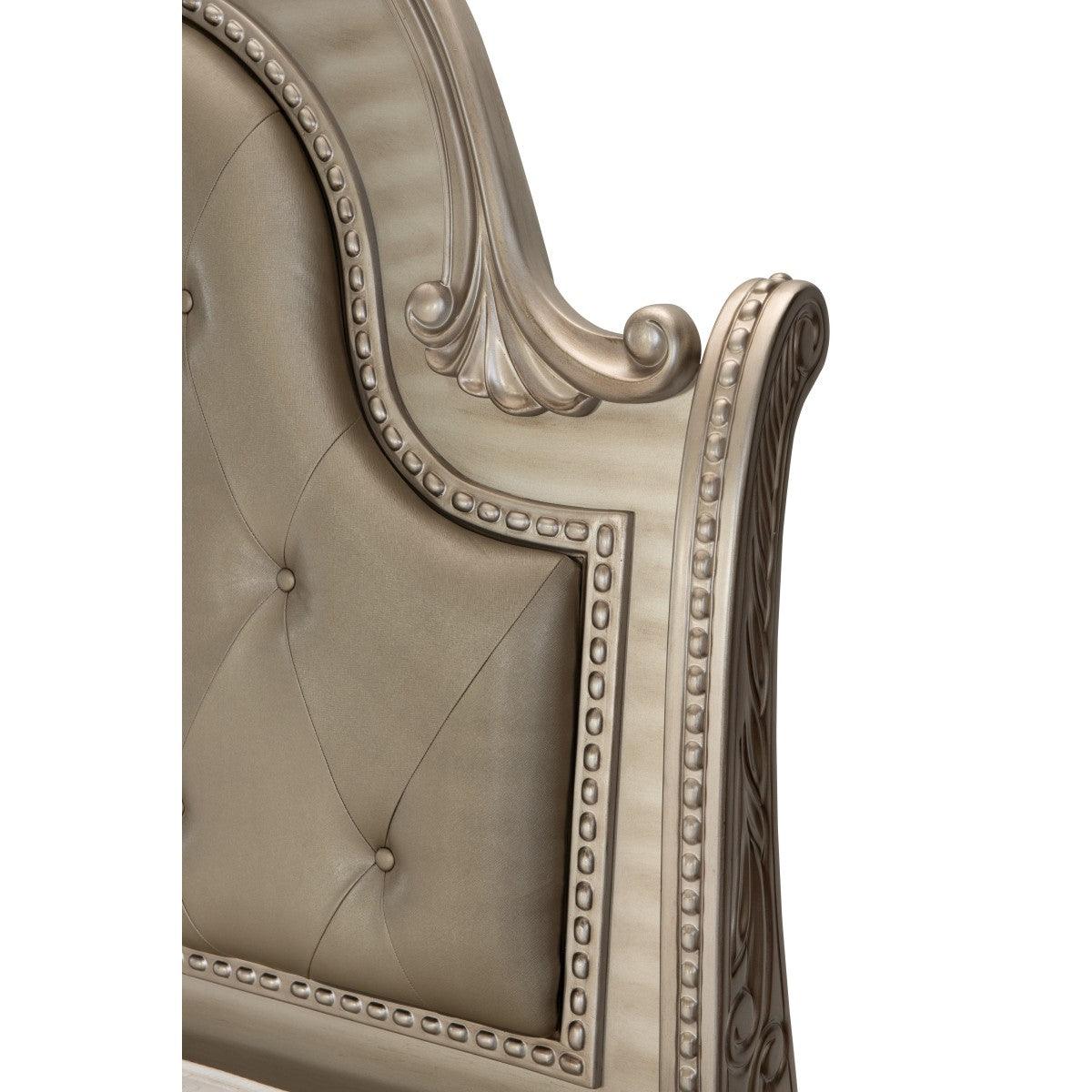 Decorative moldings on silver birch veneer frame