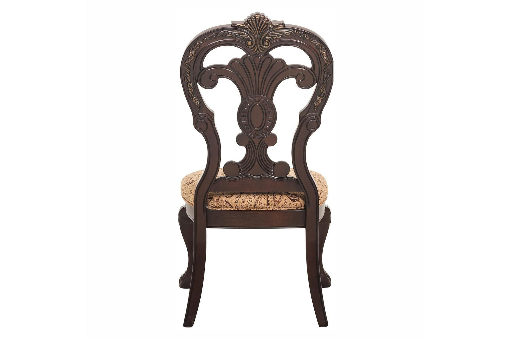 Deryn Park Cherry Traditional Solid Wood Plush Upholstered Seat Rectangular Dining Room Set - Ella Furniture