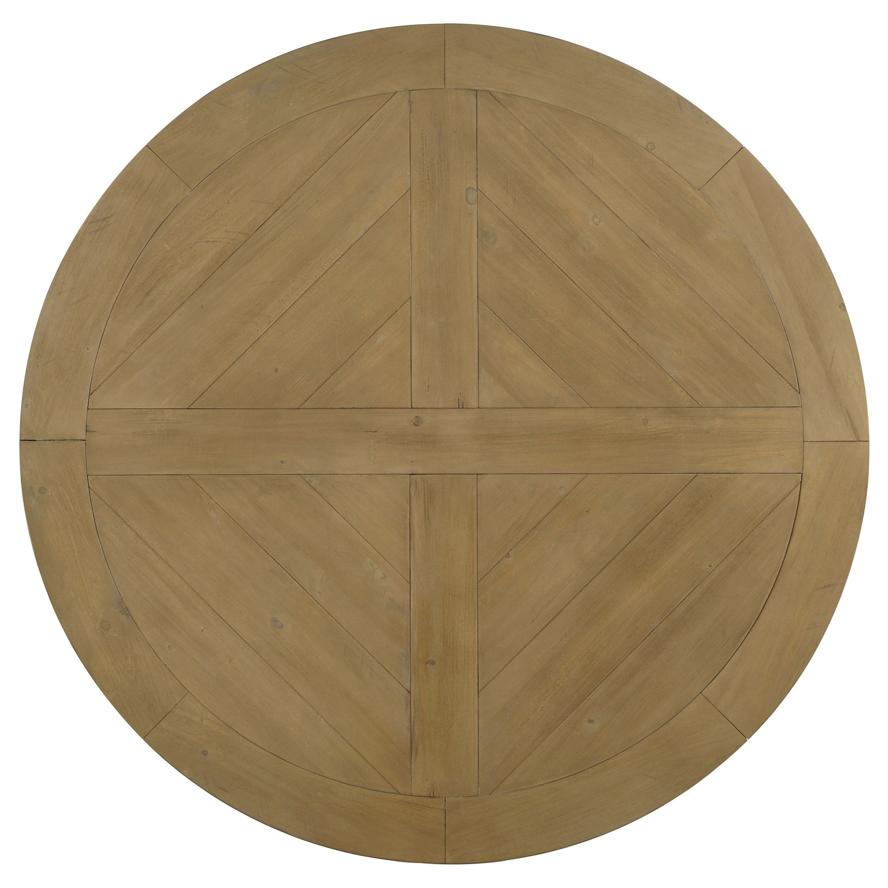Room layout featuring Florence Rustic Honey Round Dining Room Set