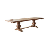 Florence dining table showing wood grain and finish detail