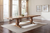 Baney Tufted Beige Upholstered Dining Chair front view