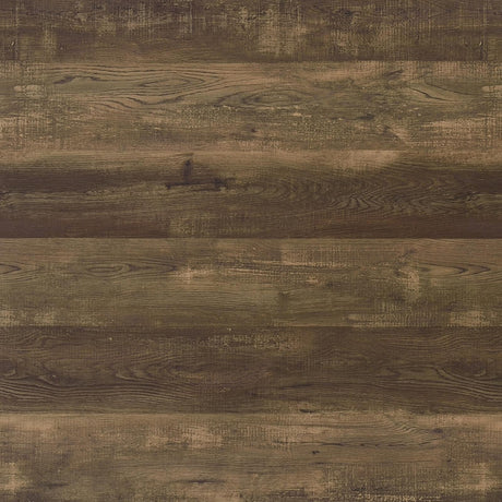 Top view of Bellemore rectangular rustic oak bar unit