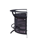 Bar Unit set displaying multiple storage compartments and footrest