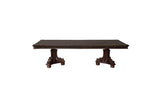 Side angle of Catalonia Dark Bronze Upholstered Dining Table and Chairs