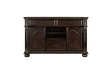 Catalonia Dark Bronze Upholstered Rectangular Dining Room Set main view