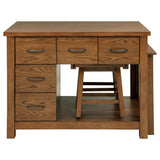 Open shelf detail on Mayfair kitchen island