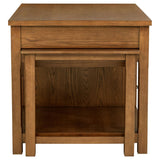 Kitchen island with stools tucked in