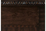 Catalonia Dark Bronze Upholstered Rectangular Dining Room Set main view