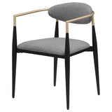 View of chair legs with leveler plastic glides
