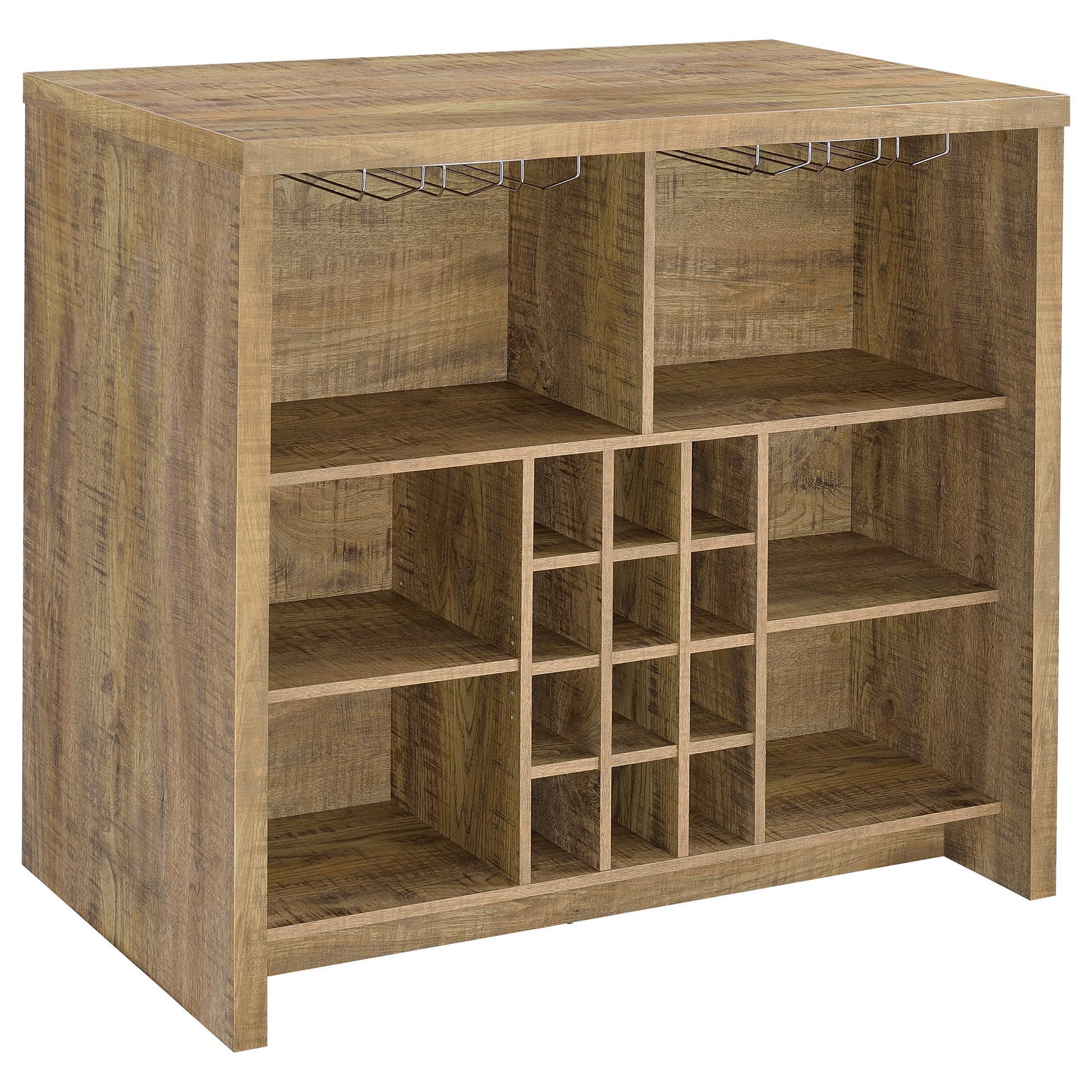 Topanga home bar showing plastic floor glides