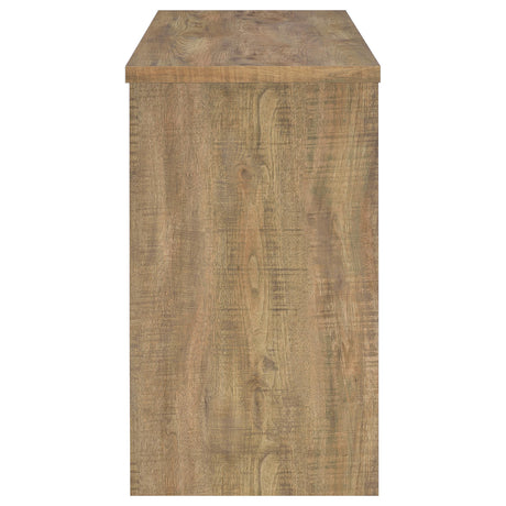 Topanga home bar with ambient lighting detail