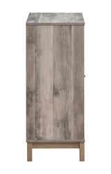 Cheyenne Wine Cabinet showing full storage and wine bottle layout