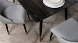 close-up of chair chair frame and finish