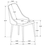 detailed wood grain view of dining table