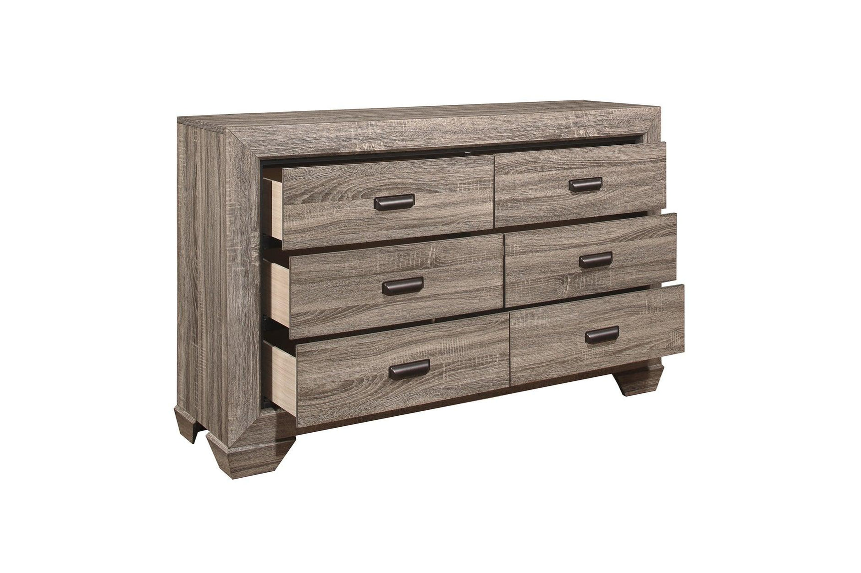 Beechnut Light Youth Panel Bedroom Set light gray finish detail