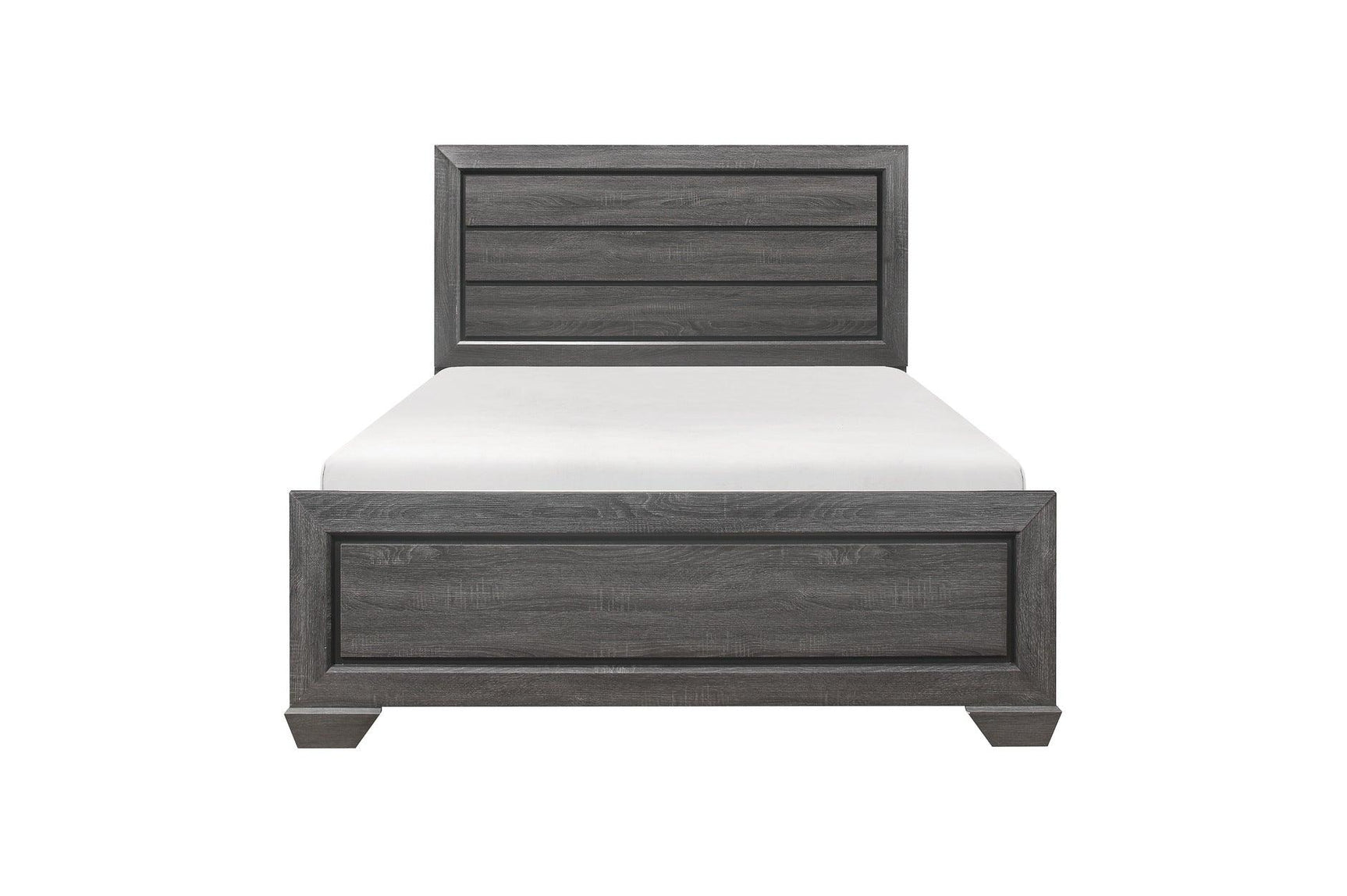 Beechnut Gray Panel Bedroom Set bed main view no background