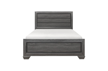 Beechnut Gray Panel Bedroom Set bed main view no background