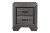 Beechnut Gray Panel Bedroom Set nightstand front view