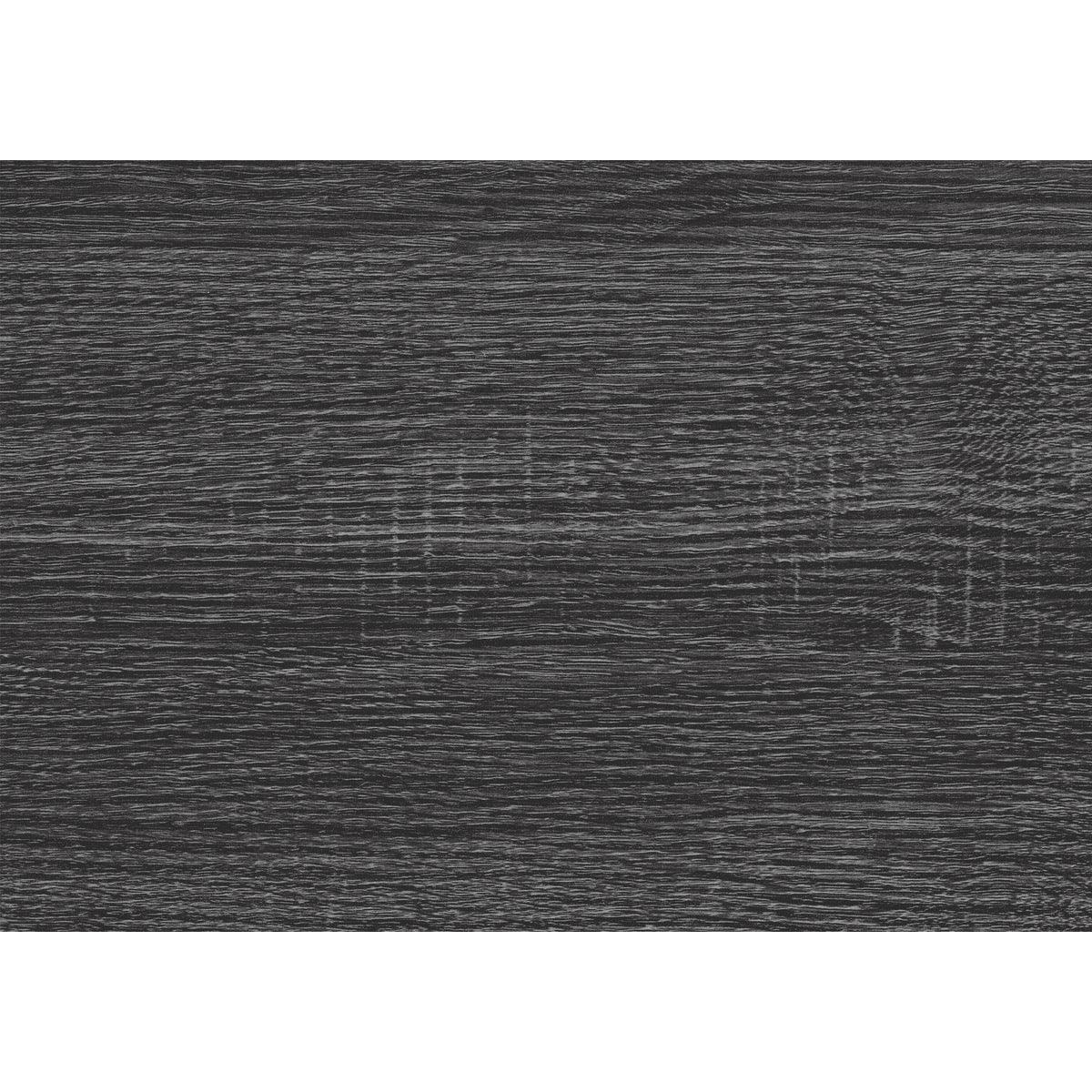Beechnut Gray raised panel close-up showing embossed faux wood veneer