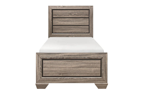 Beechnut Light Youth Panel Bedroom Set dresser with drawers open