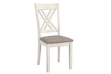 Close-up showing chair seat upholstery texture