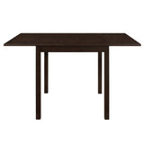 Kelso Rectangular Dining Table With Drop Leaf Cappuccino - Ella Furniture