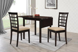 Kelso Rectangular Dining Table With Drop Leaf Cappuccino - Ella Furniture