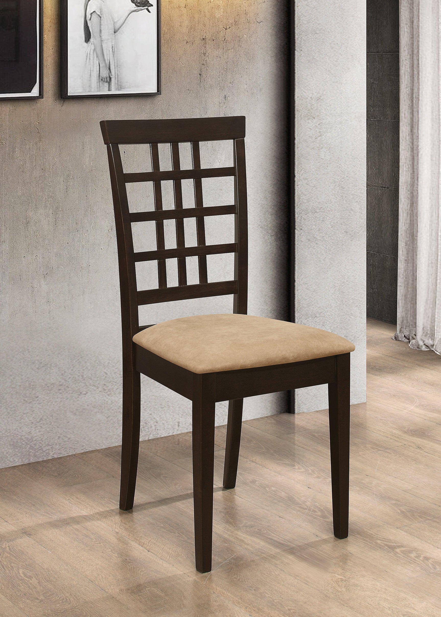 Kelso Rectangular Dining Table With Drop Leaf Cappuccino - Ella Furniture