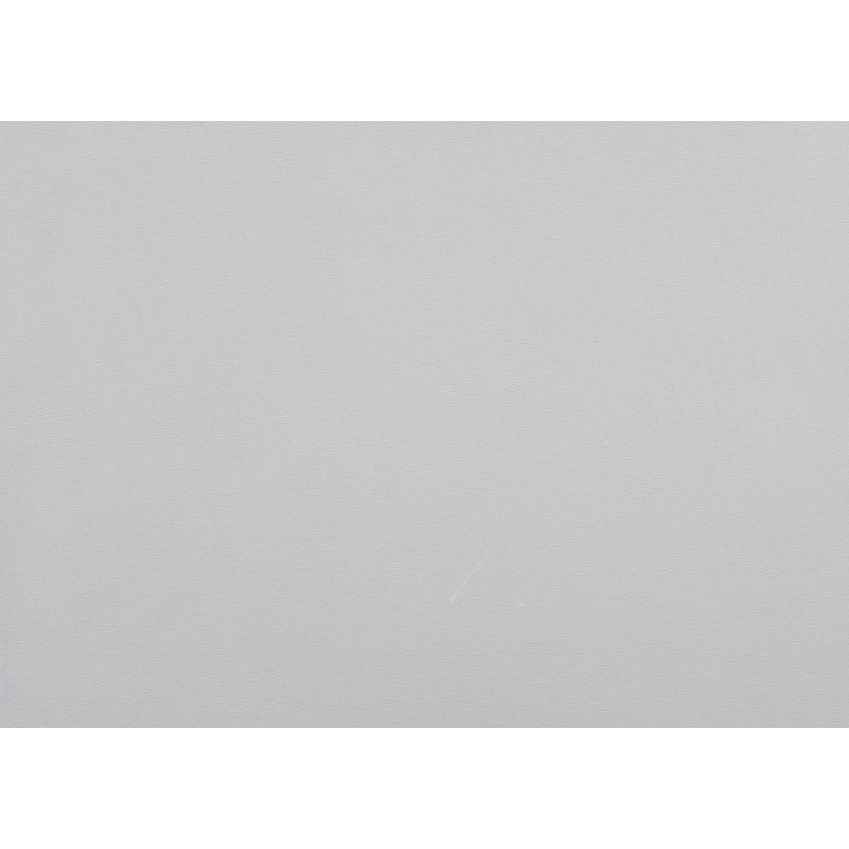Swatch of silver faux leather upholstery fabric