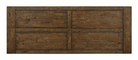 Main view of Coleman Rustic Golden Brown dining set