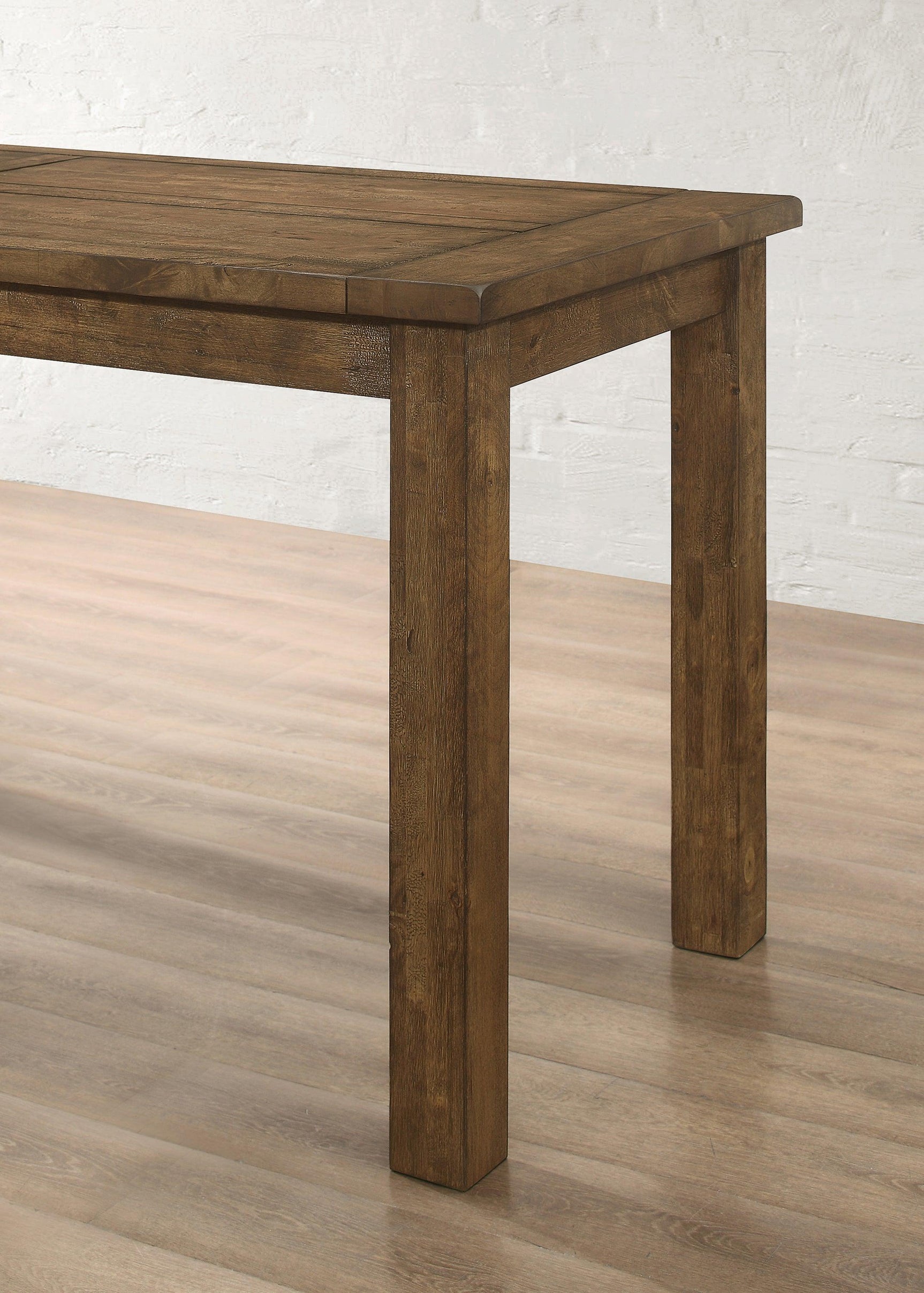 Side view showing dual-slat back stools